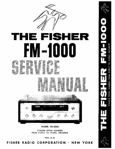 Fisher FM 1000 stereo receiver v tube